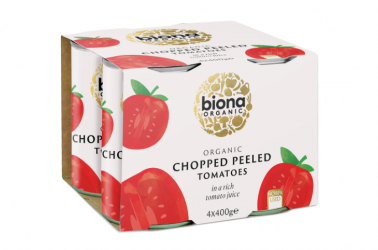 Biona - Chopped Tomatoes 4x400g Organic Picture of Biona - Chopped Tomatoes 4x400g Organic