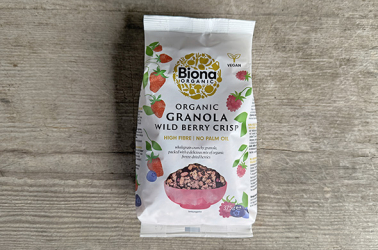 Picture of Biona Granola with Wild Berries 375G OUT OF STOCK £6.49