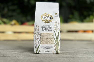 Picture of Biona Himalayan Basmati White Rice Organic 500g