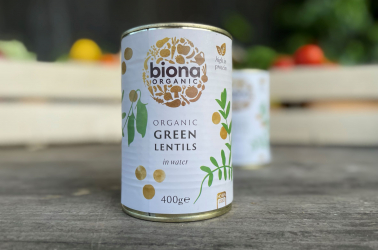 Picture of Biona Lentils Green in tins 400g Organic