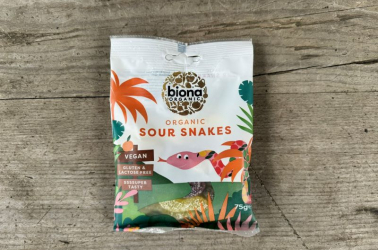 Picture of Biona - Sour Snakes Organic sweets 75g
