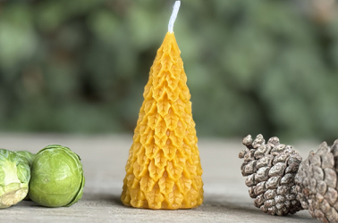 Candle from Cambridge Honeybees 48g Winter Tree Picture of Candle from Cambridge Honeybees 48g Winter Tree