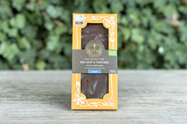Chocolate Tree Sea Salt & Caramel Dark 100g Vegan Picture of Chocolate Tree Sea Salt & Caramel Dark 100g Vegan