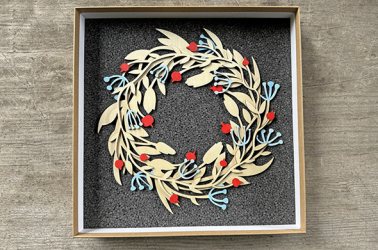 Picture of Christmas Wooden Wreath