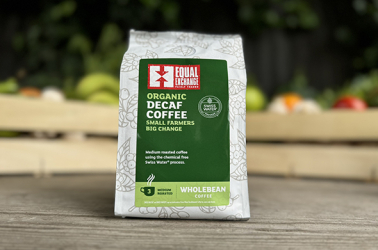 Picture of Equal Exchange Organic Decaffinated Coffee Beans 200g OUT OF STOCK £6.79