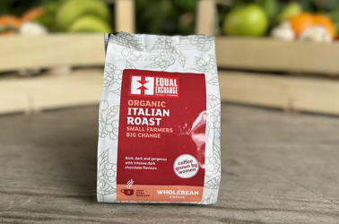 Picture of Equal Exchange Organic Italian Roast Coffee Beans 200g OUT OF STOCK £5.99