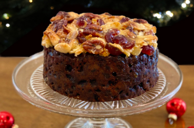 Picture of Fitzbillies 6” Fruit & Nut Topped Cake (not organic)