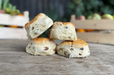 Picture of Fitzbillies Fruit Scones pack of 4 (not organic)