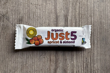 Picture of Just 5 - Organic Fairtrade Apricot & Almond 40g