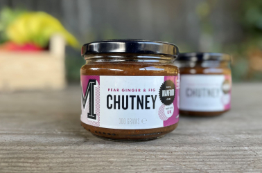 Picture of Manfood Pear Ginger and Fig Chutney (non organic) 300g