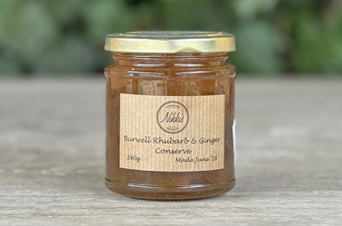Picture of Nikki's Homemade Rhubarb and Ginger Jam 240g (not organic)