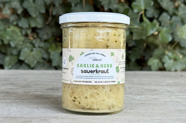 Picture of Sauerkraut Garlic and Herb 420ml - Totally Cultured (non organic)