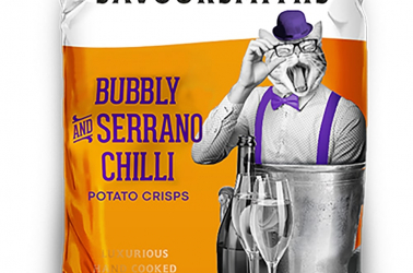 Picture of Savoursmiths crisps Bubbly and Serrano Chilli (not organic) 150g