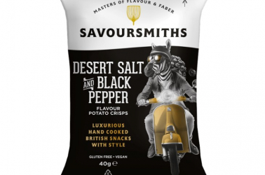 Picture of Savoursmiths crisps Desert Salt and Black Pepper (not organic) 150g