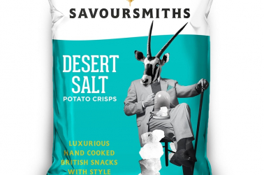 Picture of Savoursmiths crisps Desert Salt (not organic) 40g OUT OF STOCK £0.83+VAT
