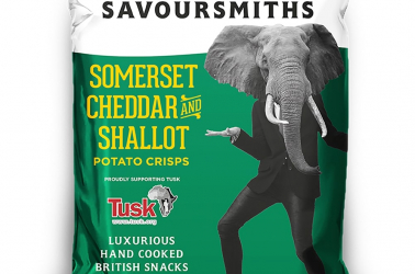 Picture of Savoursmiths crisps Somerset Cheddar and Shallot 150g