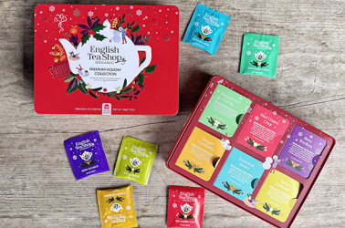 Picture of Tea Gift Tin - Premium Organic Holiday Collection - The English Tea Shop
